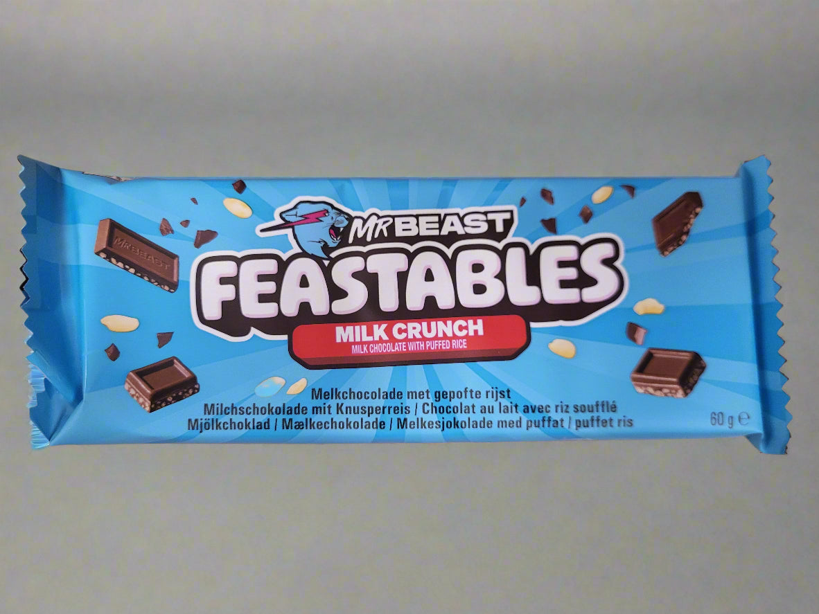 Mr Beast FEASTABLES Milk Cruch Bar 60g