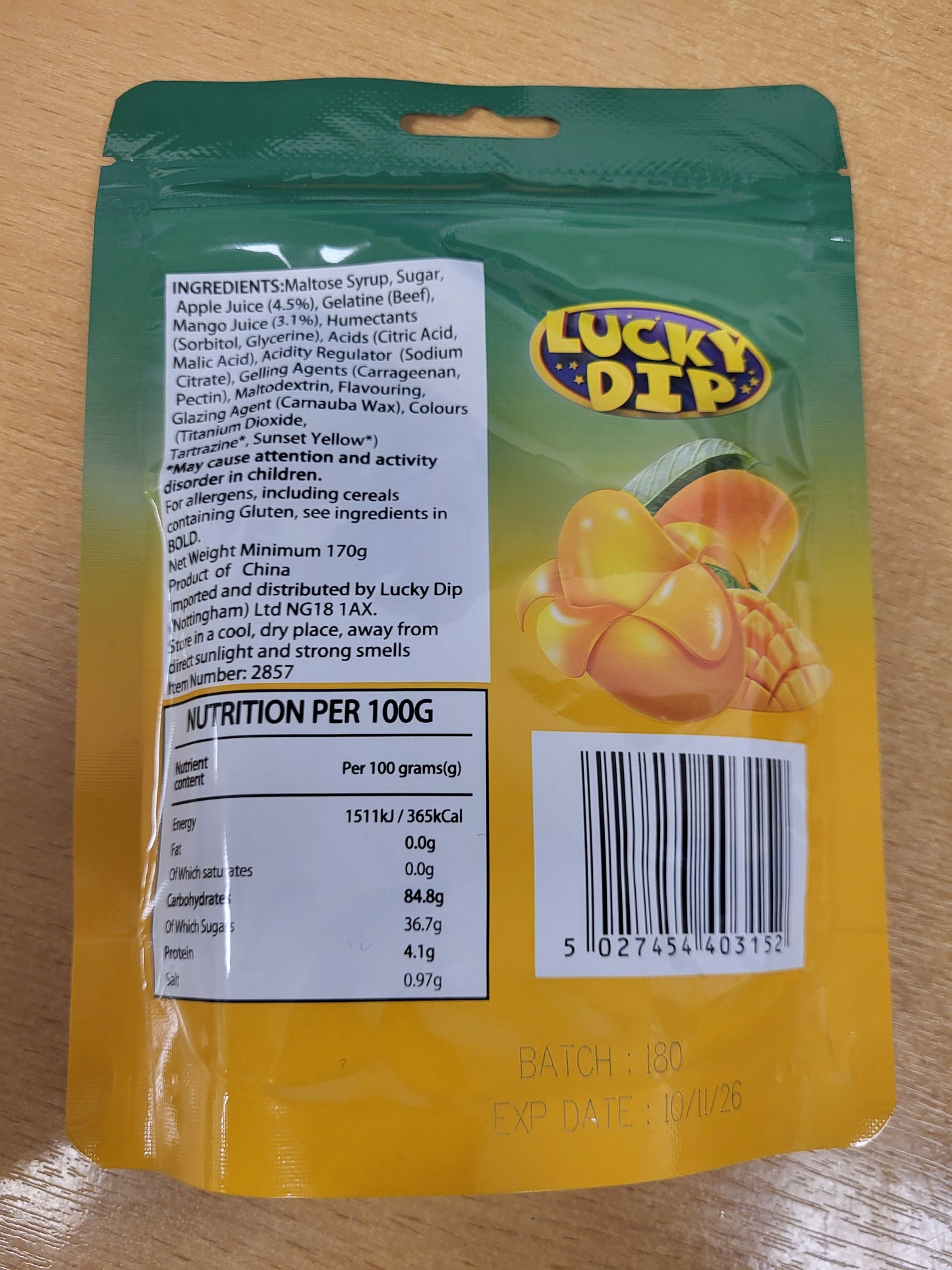 Peelerz A Peel Gummy Candy Mango Flavour 170g