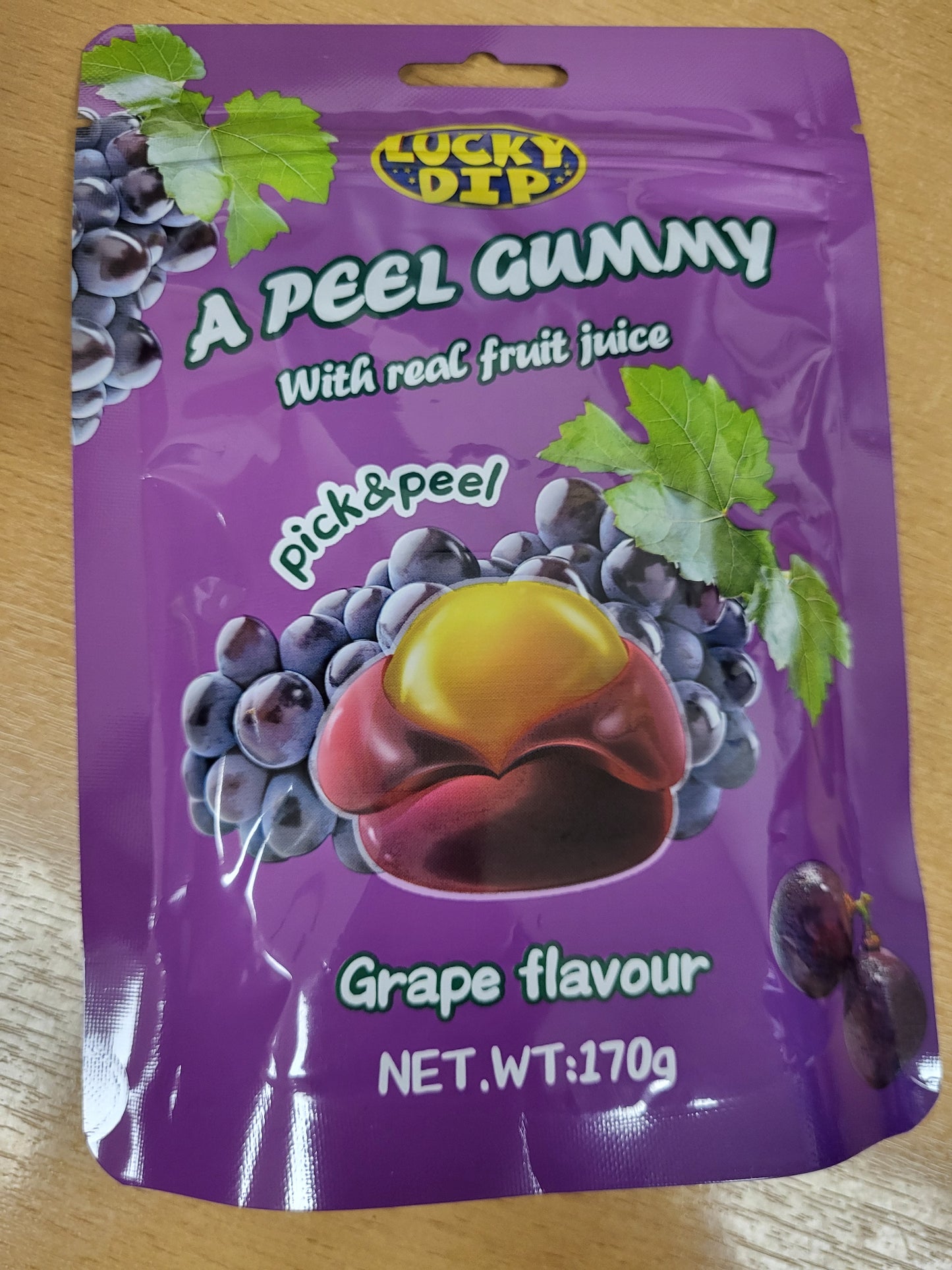 Peerlerz Peel A Gummy Grape Flavour 170G